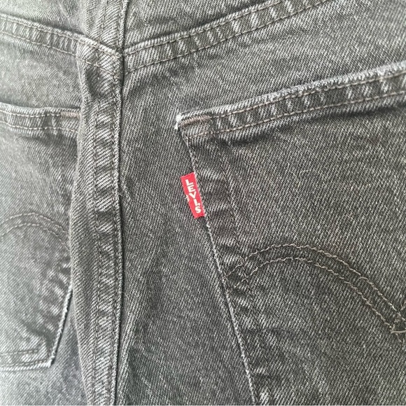 Levi’s Big E Premium Ribcage Crop Flare – High Waisted – Black – Size 25 - Picture 10 of 14